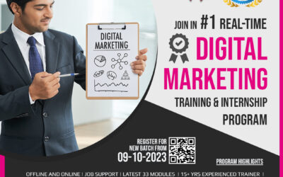 JOIN IN #1 REAL-TIME DIGITAL MARKETING TRAINING & INTERNSHIP PROGRAM